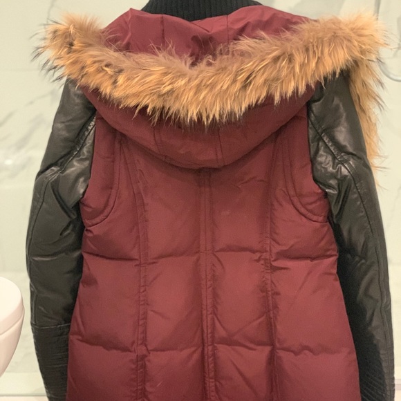 Rudsak burgundy down jacket - Picture 4 of 4